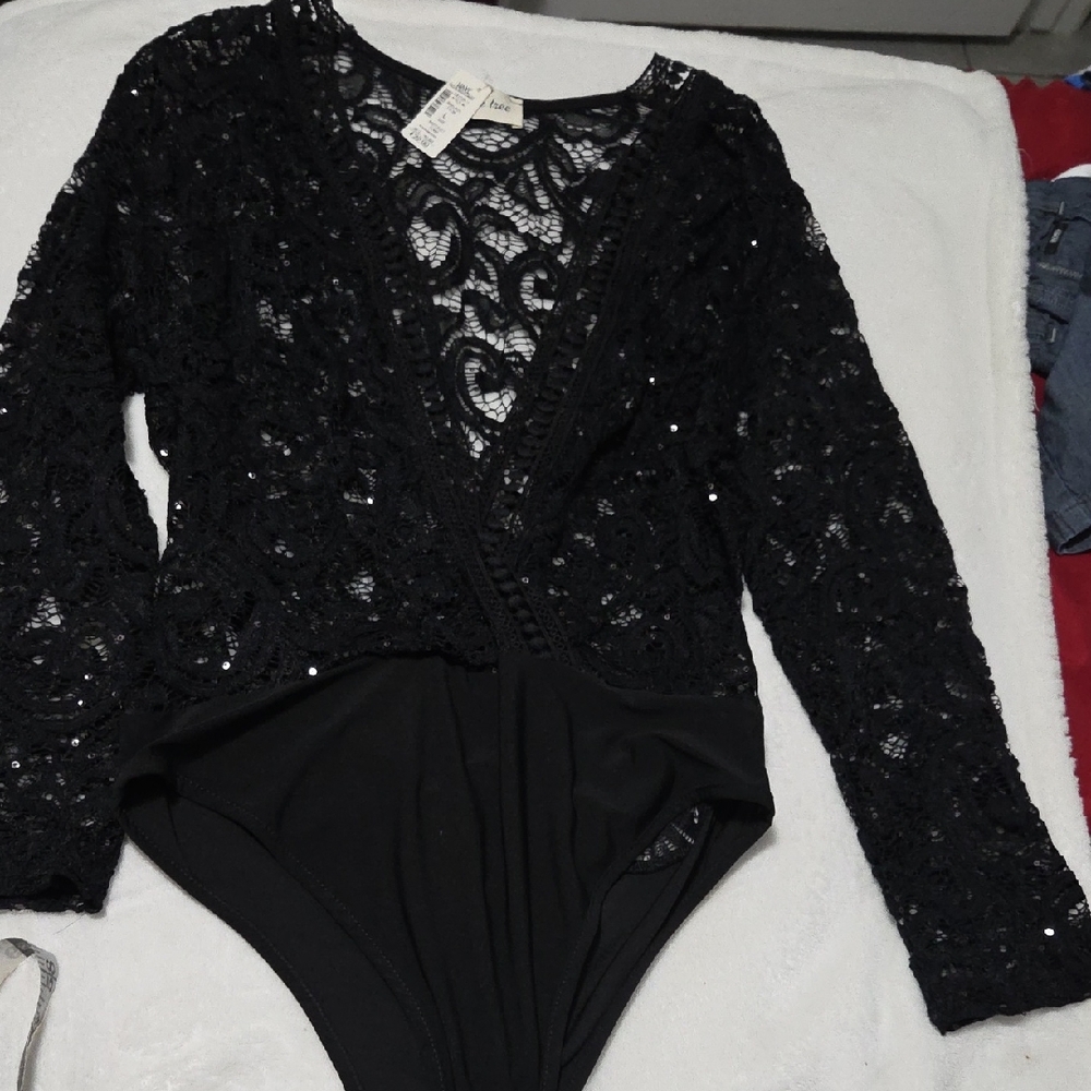 Black Lace Long Sleeve